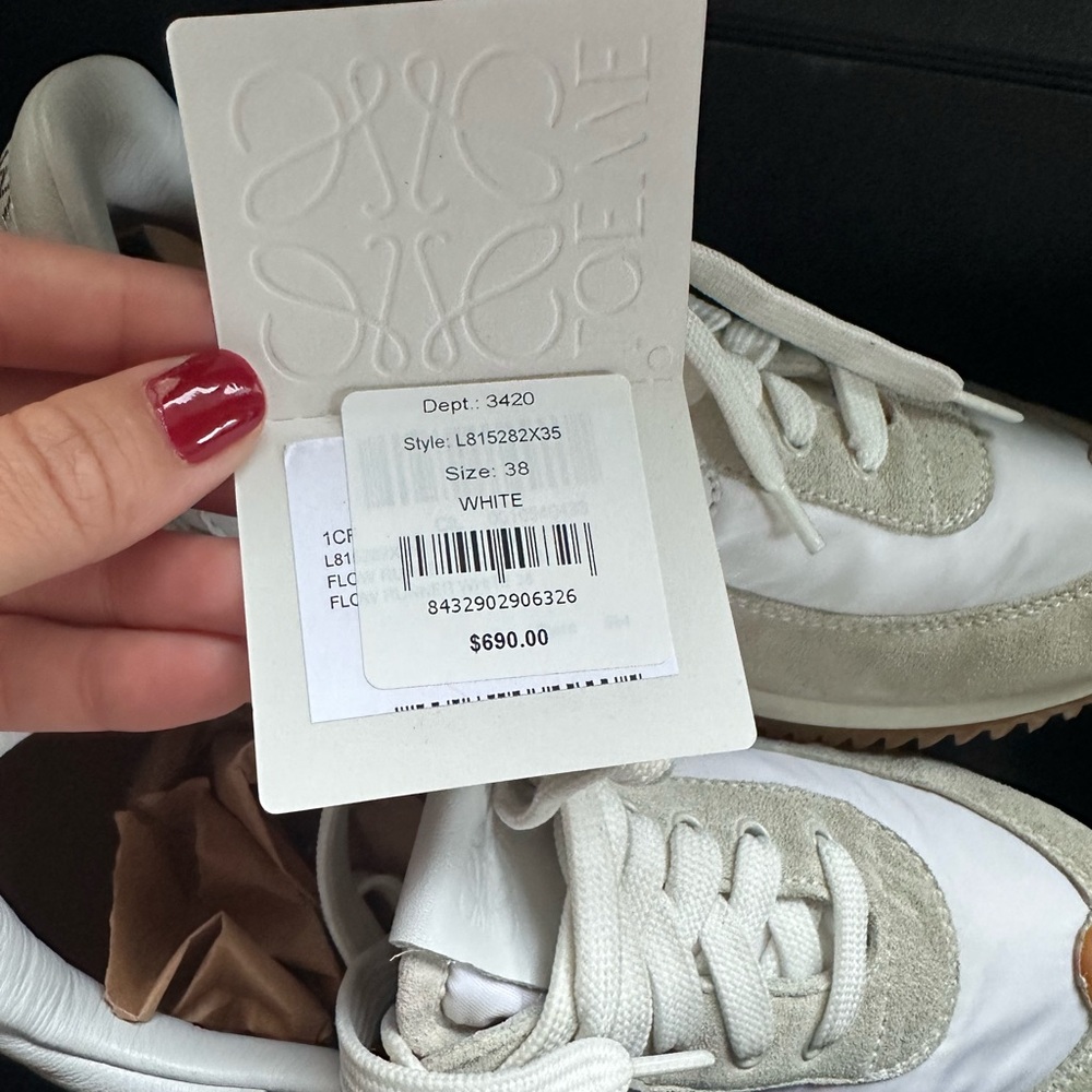 Loewe flow runner sneakers white shoes designer great condition 8 38 - Picture 11 of 11
